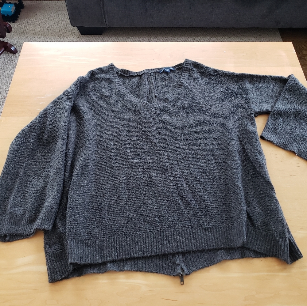 Gray sweater